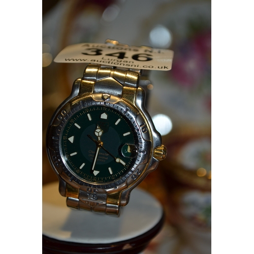 346 - Tag Heur Bottle Green Face Watch