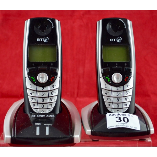 30 - BT Edge 2100 Twin Dect Phones