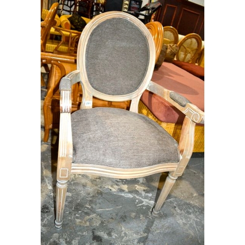 291 - Shabby Chic Louis Chair