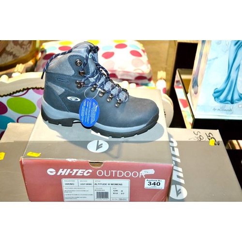 340 - HiTec Outdoor Hiking Boots - Size 4