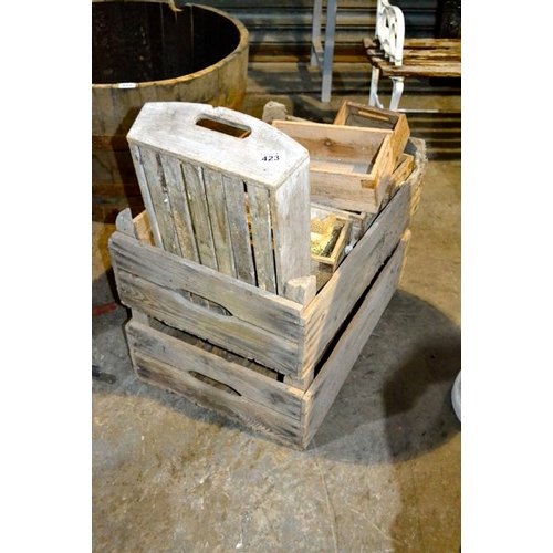 423 - Rustic Crates etc