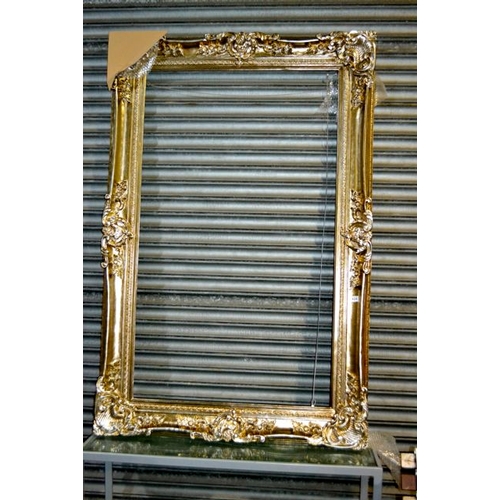 424 - Large Pewter Gilt Frame