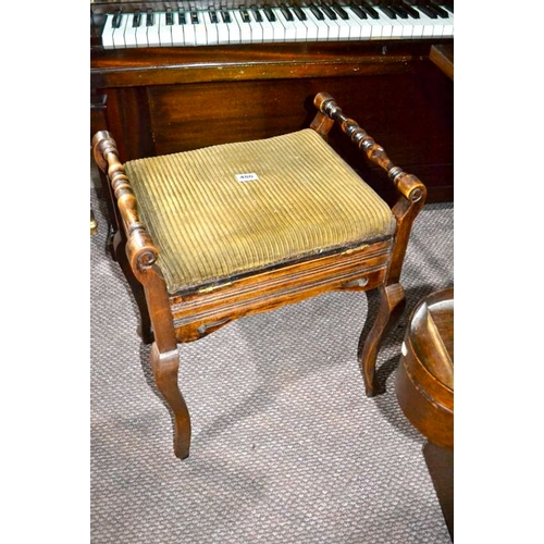 480 - Ornate Piano Stool