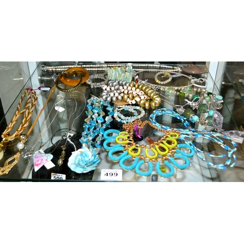 499 - Bottom Shelf Collection of Jewellery