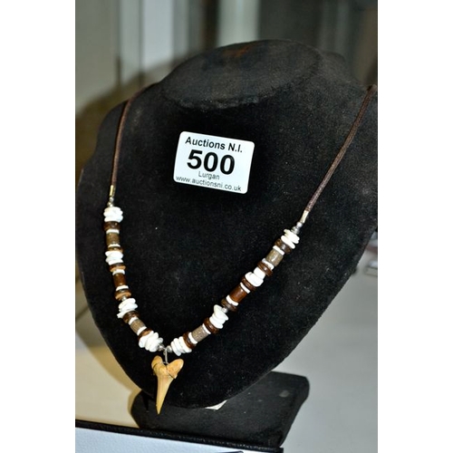 500 - Sharks Tooth Necklace