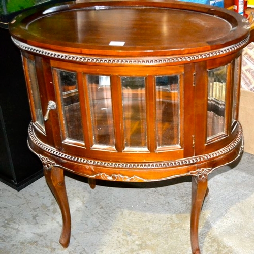 505 - Ornate Drinks Cabinet with Removable Tray