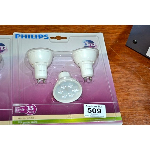 509 - Philips LED 35w Light Triple Pack