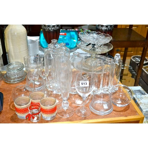 513 - Clear Glassware Collection