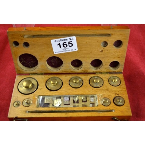 165 - Set of Vintage Weights