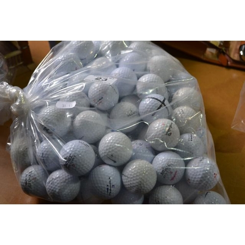 23 - Bag of Appx 100 Golf Balls