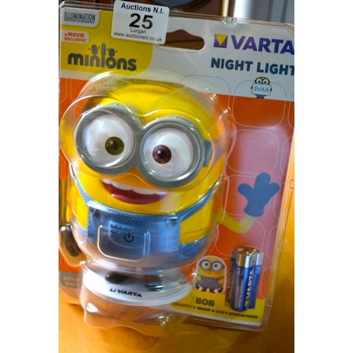 25 - New Minions Night Light