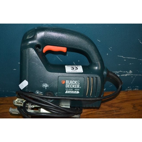 33 - Black & Decker Jigsaw