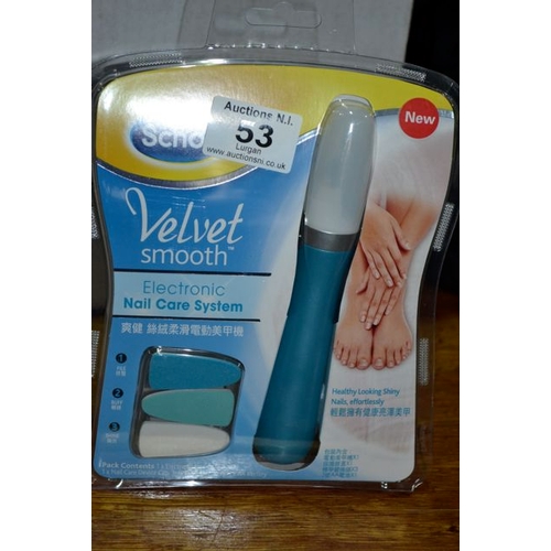 53 - Scholl Velvet Smooth Nail Care System