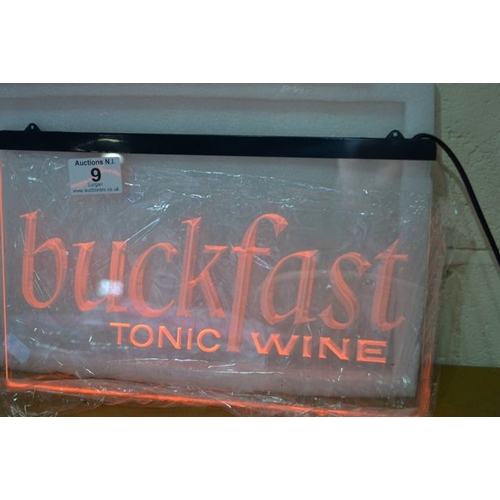 9 - Buckfast Light Up Sign