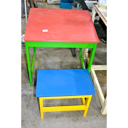 770 - Childs Desk with Stool