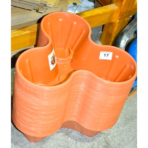 17 - Lot of Trio Plant Pots