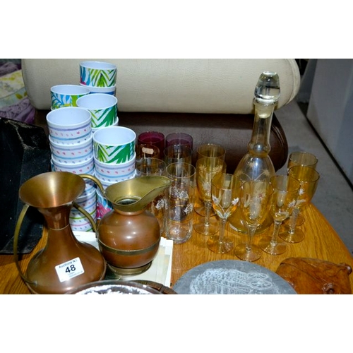 48 - Mix Lot Incl Beakers