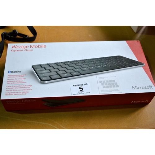 5 - Microsoft Wedge Mobile Bluetooth Keyboard