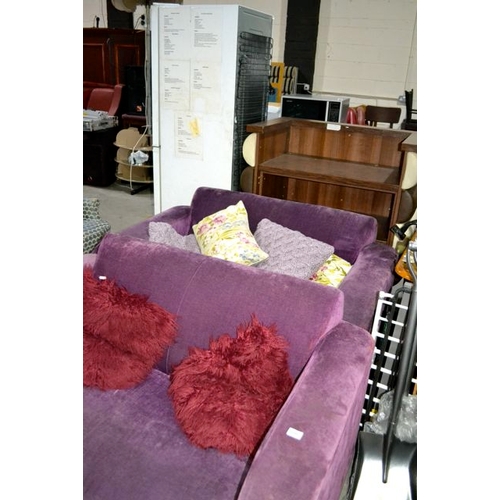 56 - Purple Suite + Reception Desk + Fridge Freezer