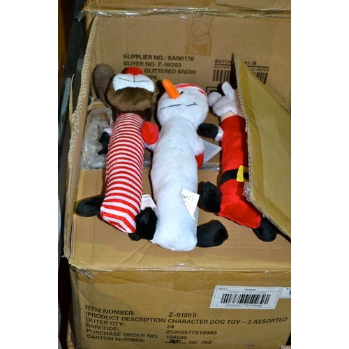 92 - Box of Assorted Dog Toy - 3 Assorted