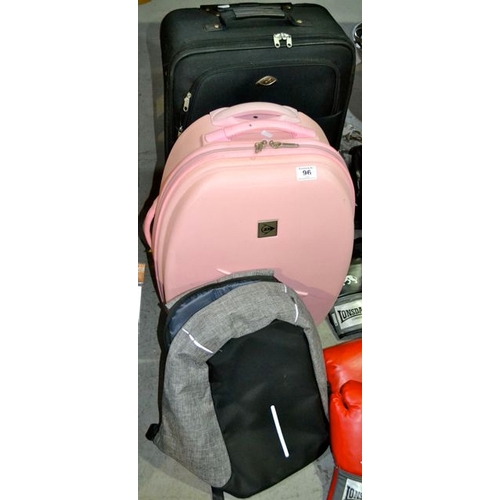 96 - Travel Case x 2 + Rucksack