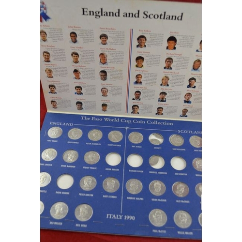 181 - The Esso World Cup Coin Collection Italy 1990 (David Seaman Missing)