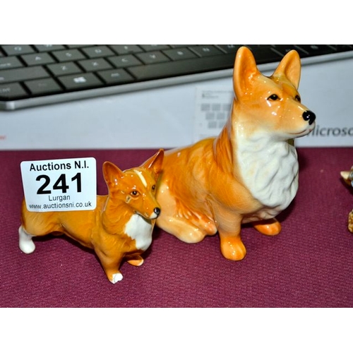 241 - Beswick Corgi + Another