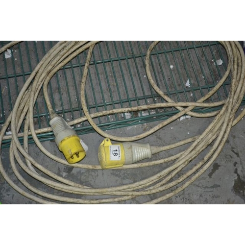 18 - 110v Extension Cable