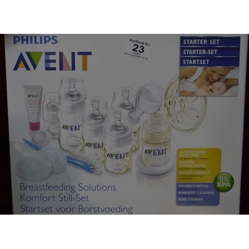 23 - Philips Event Breast Feeding Starter Set