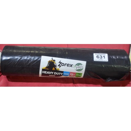 631 - Roll of Heavy Duty Bin Bags