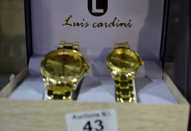 Luis cardini best sale watch set