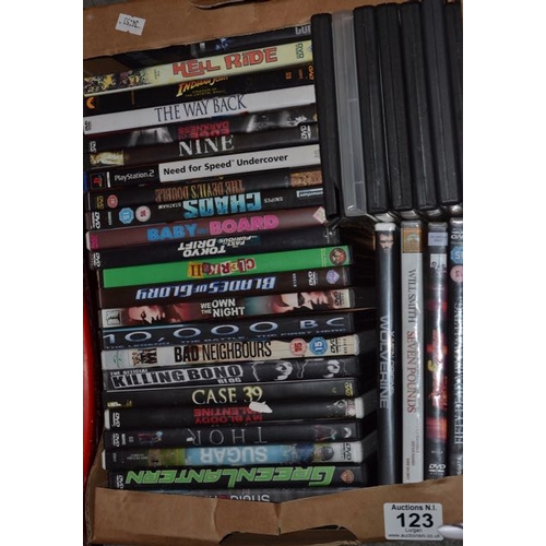 123 - Box Of Dvds