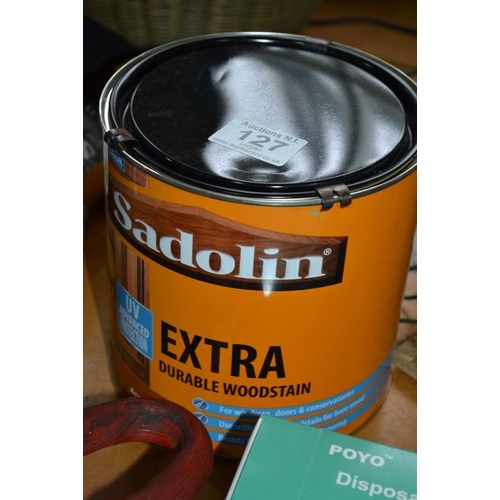 127 - Tin of Sadolin Wood Stain