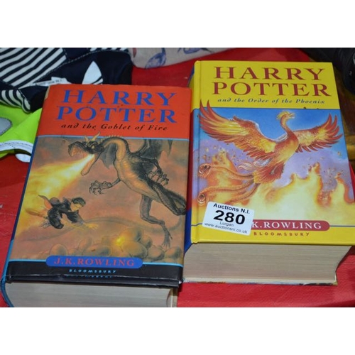 280 - Harry Potter 1st Ed + Another