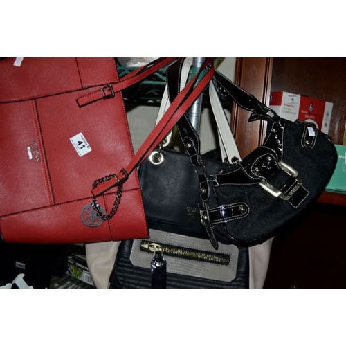 41 - Ladies Handbag x 3