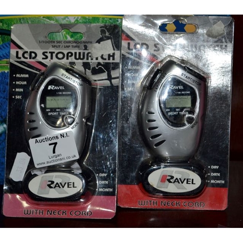 7 - Ravel LCD Stopwatch x 2