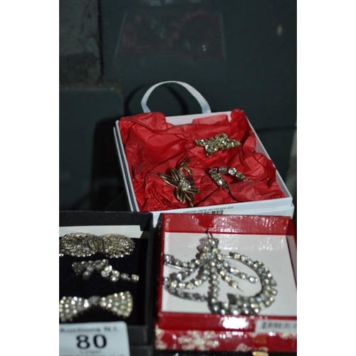 80 - Collection of Broaches