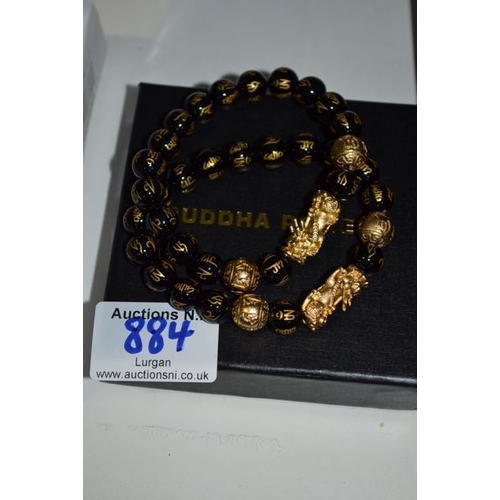 884 - Buddha Power Bracelet x2