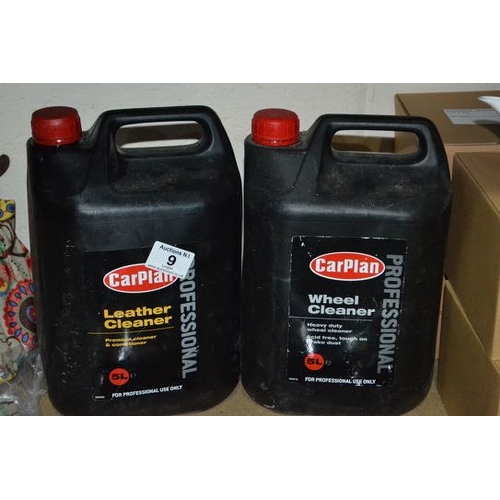 9 - 5L Leather Cleaner + 5L Wheel Cleaner