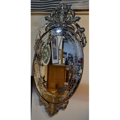 394 - Large Venetian Mirror