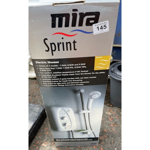 145 - Mira Sprint 8.5 Electric Shower - White & Chrome