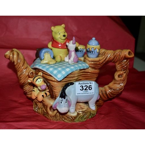 326 - Cardew Teapot - Disney Character Collection - Winnie the Pooh Ltd Ed Teapot