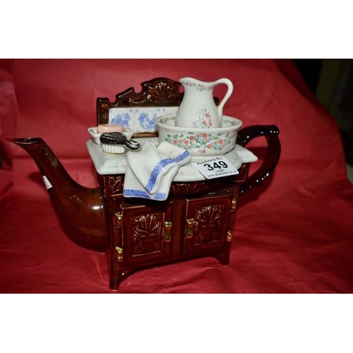 349 - P Cardew Washstand Ltd Ed Teapot