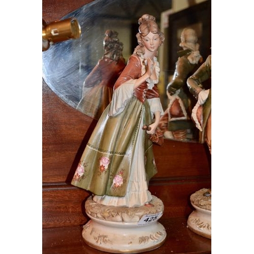 425 - Capodimonte Ltd Ed Rafello Bedim Large Lady Figurine