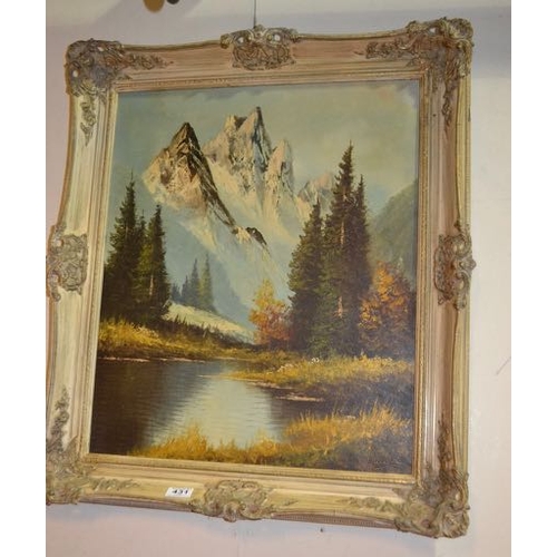 431 - Ornate Framed Oil Painting