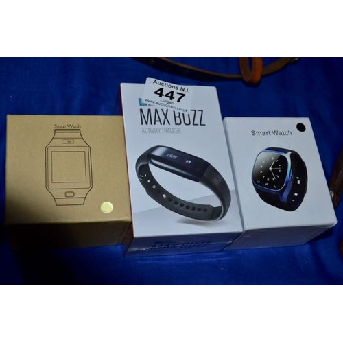 447 - Smart Watch x3