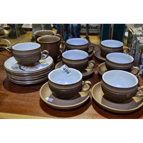 498 - 20pc Denby Tea/Coffee Set