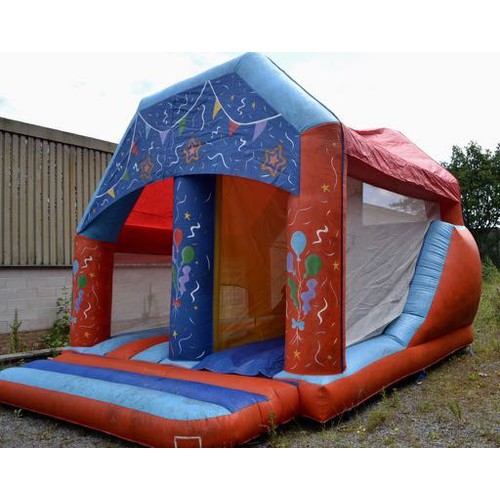 379 - Bouncy Castle with Indoor Slide - Appx 14'x16' - with Blower