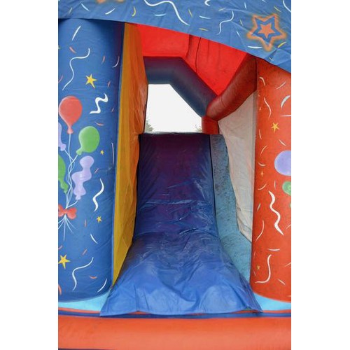 379 - Bouncy Castle with Indoor Slide - Appx 14'x16' - with Blower