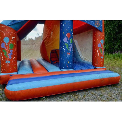 379 - Bouncy Castle with Indoor Slide - Appx 14'x16' - with Blower